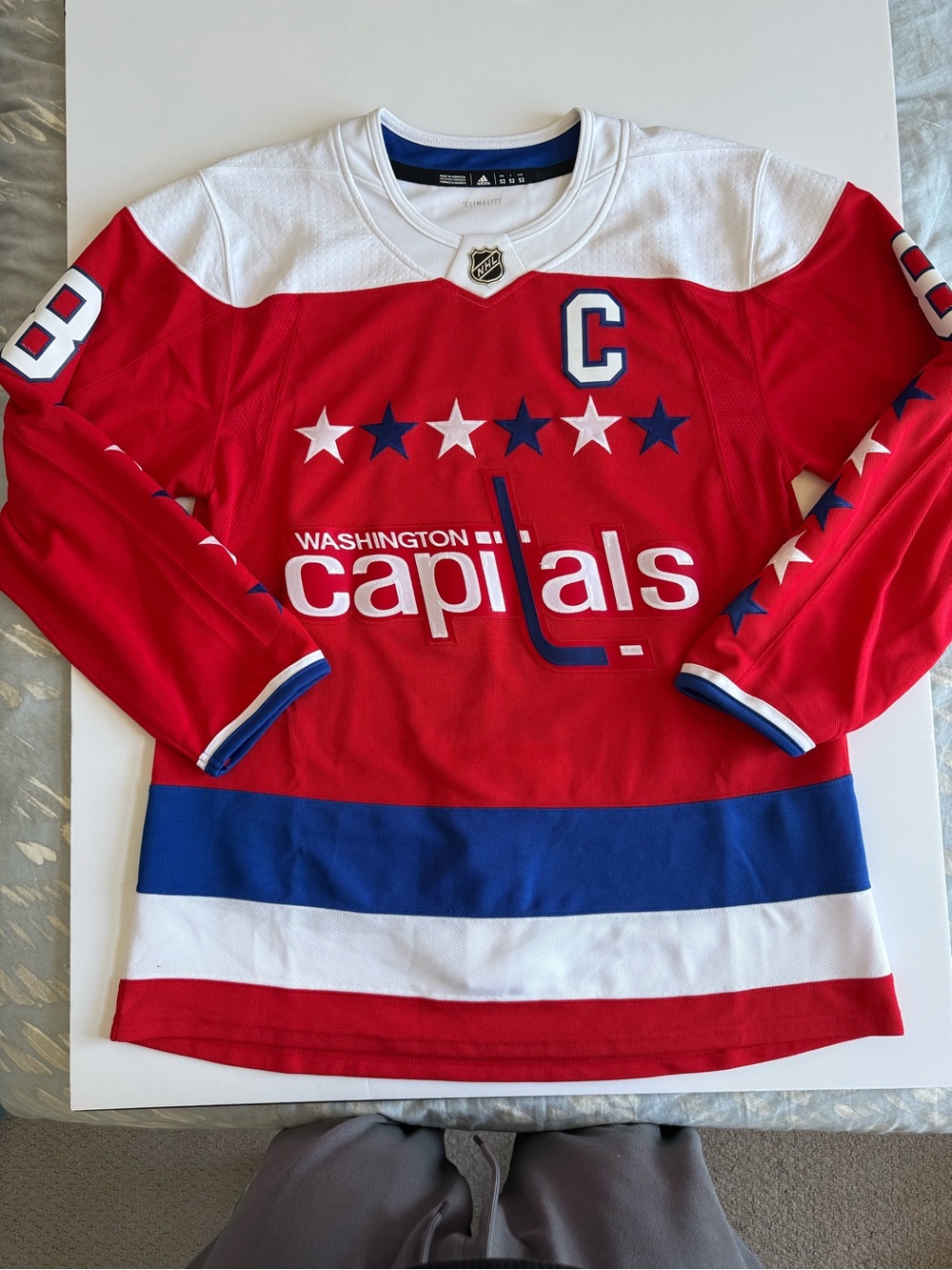 Washington Capitals Ovechkin Rare Jersey size 52